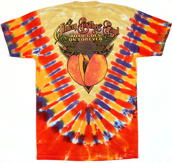Allman Brothers Peach on Tour Tie Dye T-Shirt