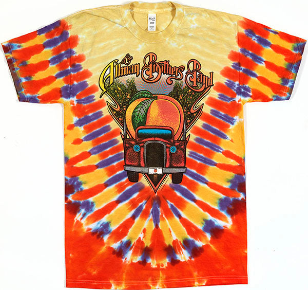 Allman Brothers Peach on Tour Tie Dye T-Shirt