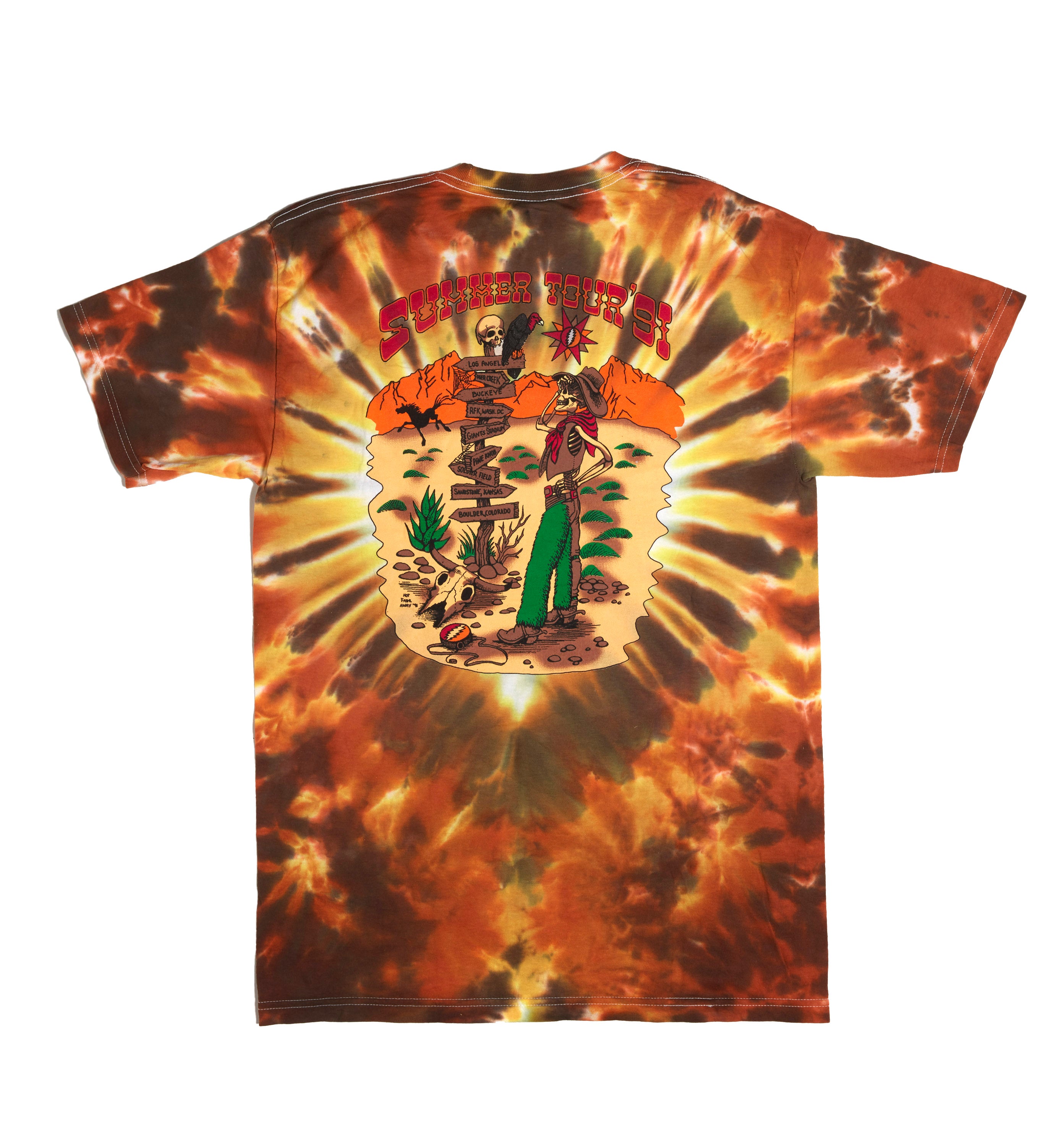 Grateful Dead Bronco Billy Tie Dye T-Shirt
