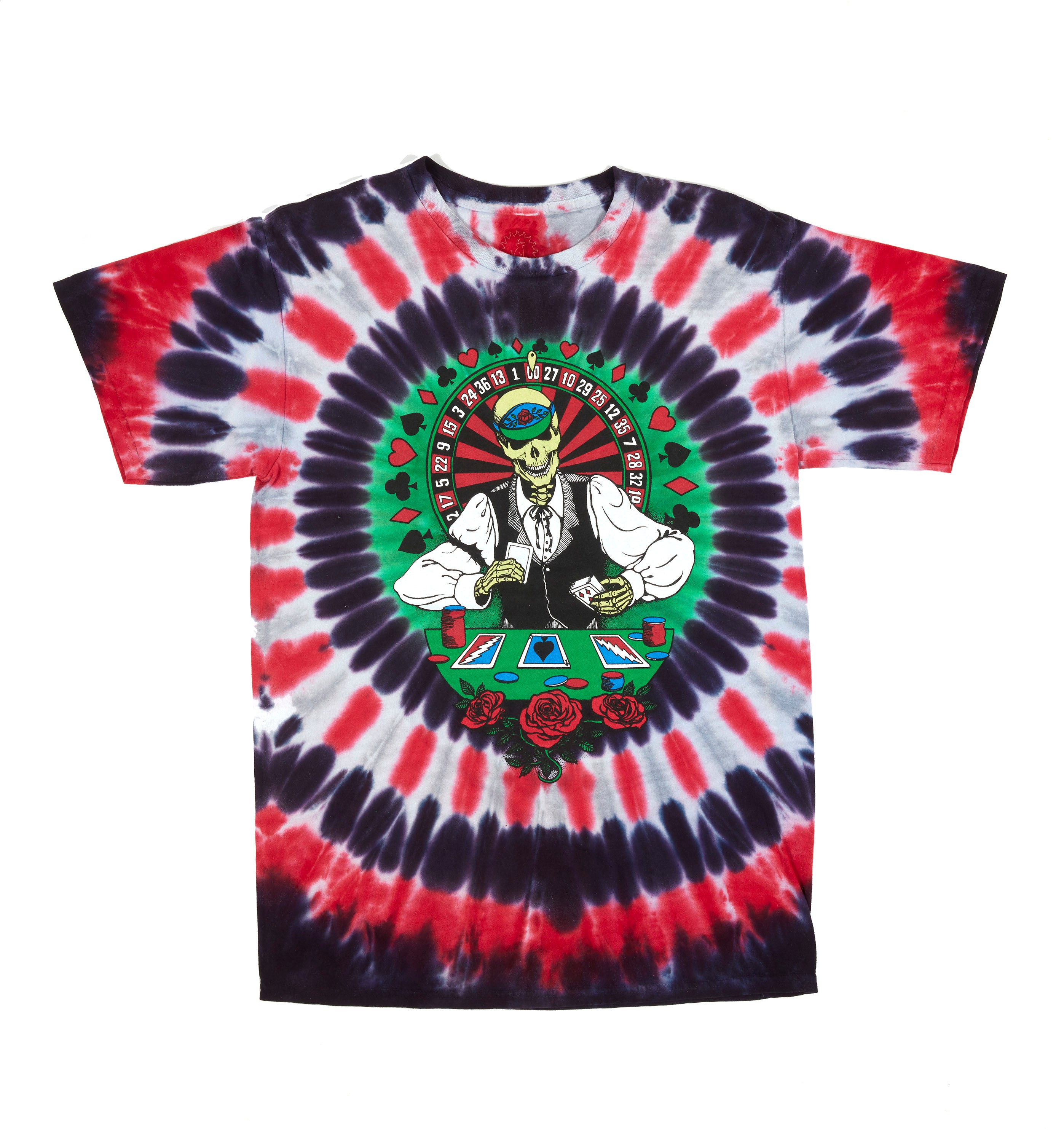 Grateful Dead Dealer Las Vegas Tie Dye T-Shirt