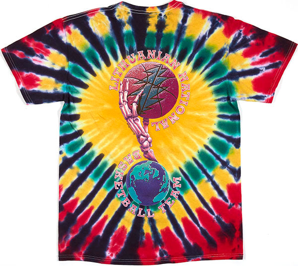 Grateful Dead Lithuania Net Tie Dye T-Shirt