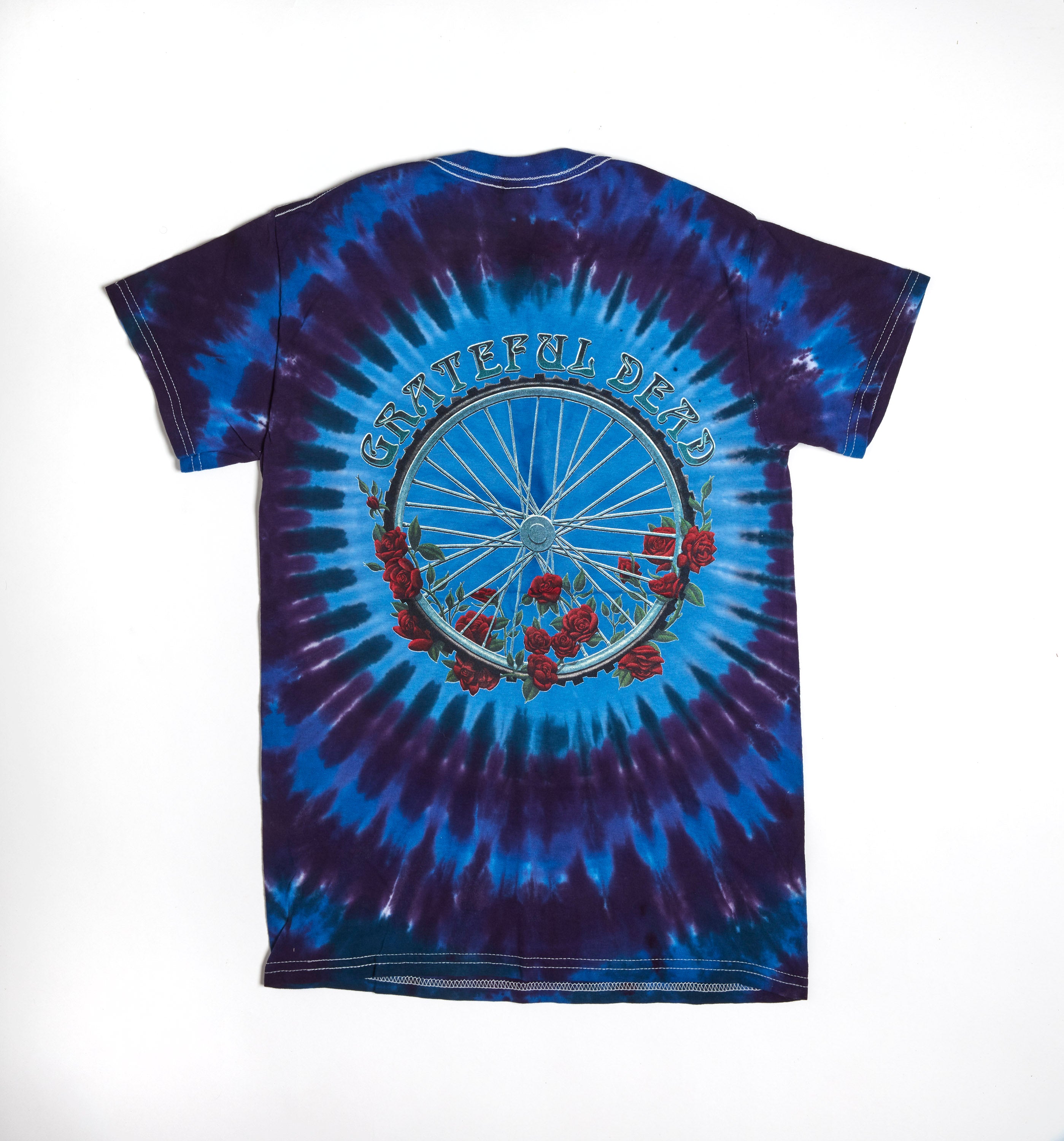 Grateful Dead Night Rider Biking Tie Dye T-Shirt