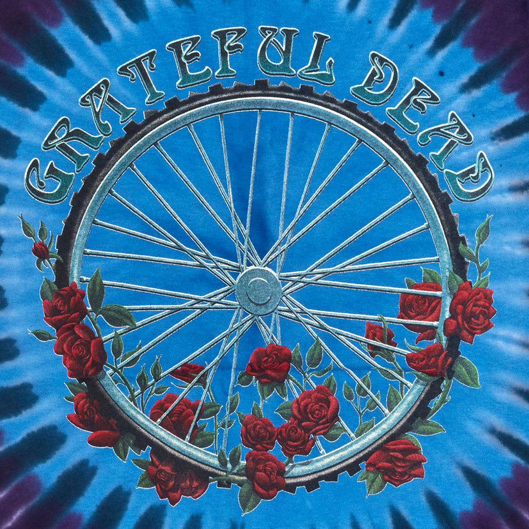 Grateful Dead Night Rider Biking Tie Dye T-Shirt
