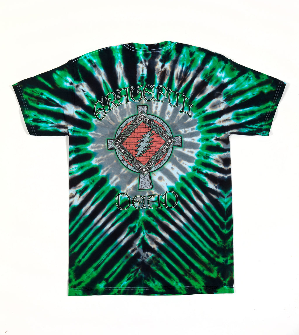 Grateful Dead Shamrock Your Face Tie Dye T-Shirt