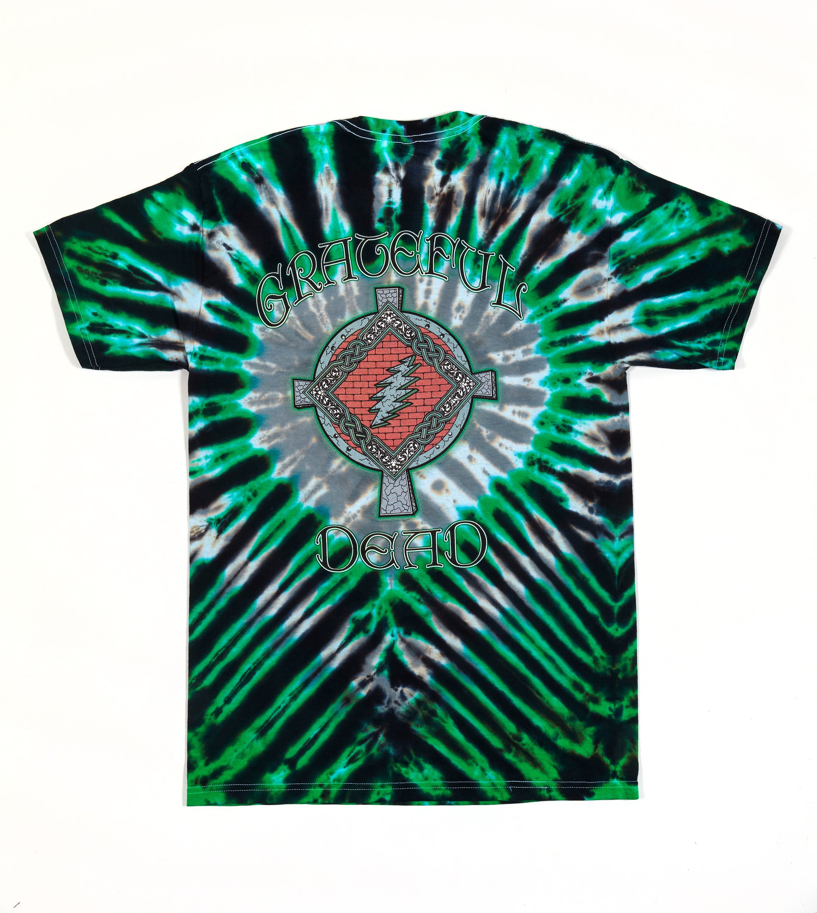 Grateful Dead Shamrock Your Face Tie Dye T-Shirt