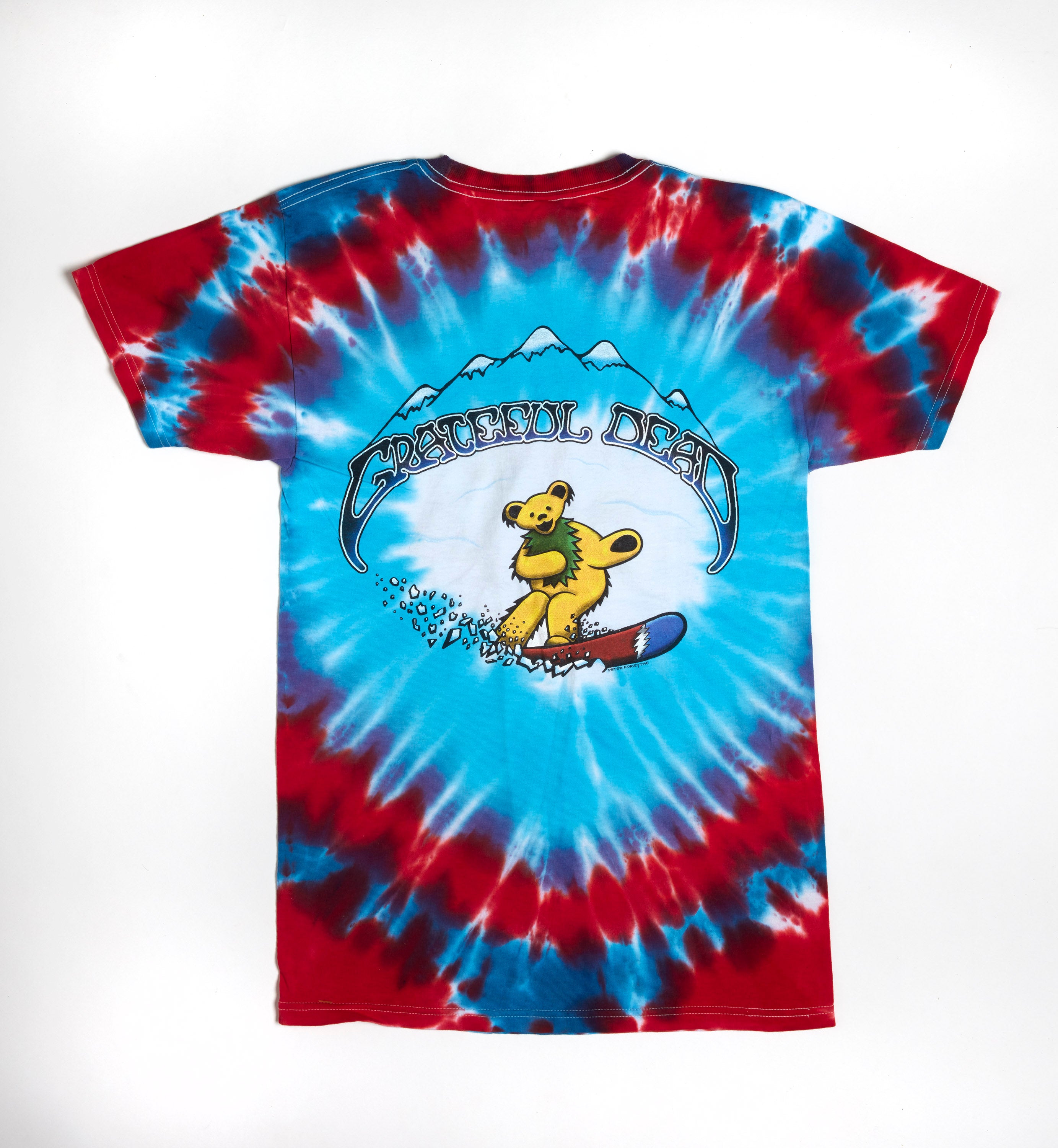 Grateful Dead Snowboard Bears Tie Dye Shirt