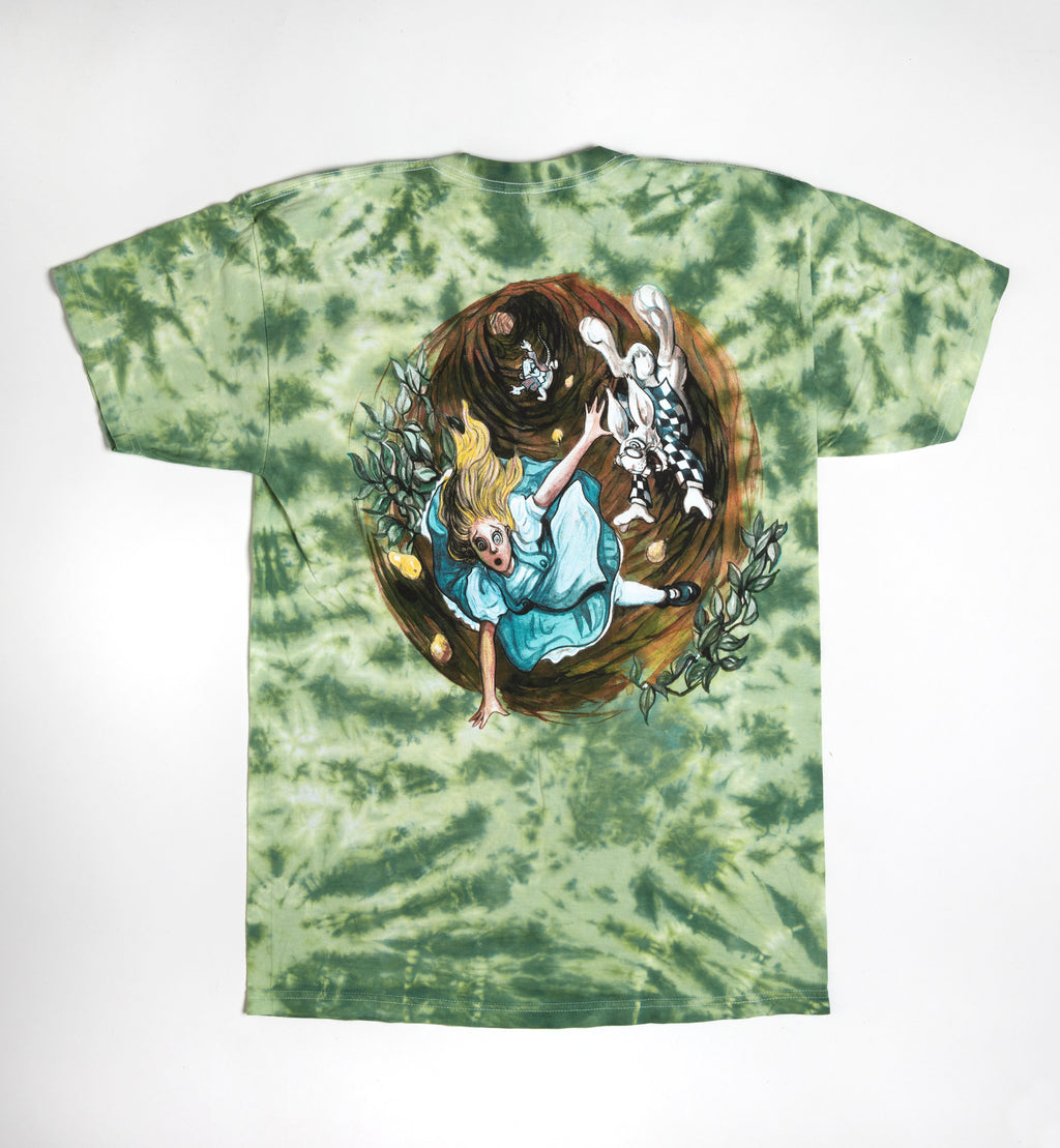 Alice in Wonderland Tea Party Tie Dye Shirt