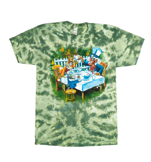 Alice in Wonderland Tea Party Tie Dye Shirt