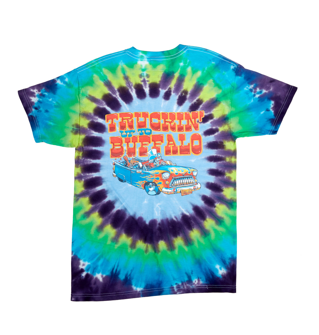 Grateful Dead Truckin' to Buffalo Tie Dye T-Shirt