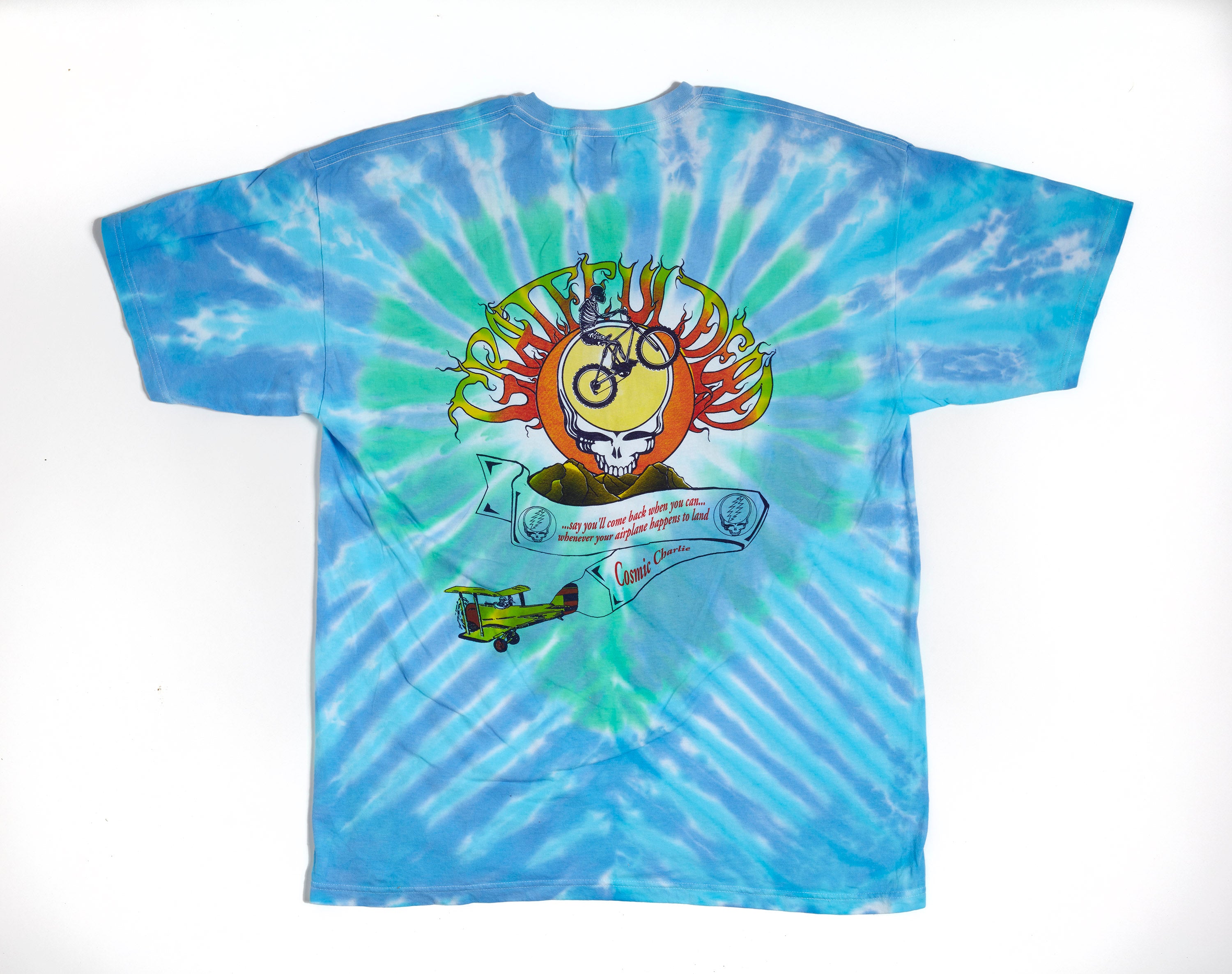 Grateful Dead Vermont Biker Tie Dye T-Shirt