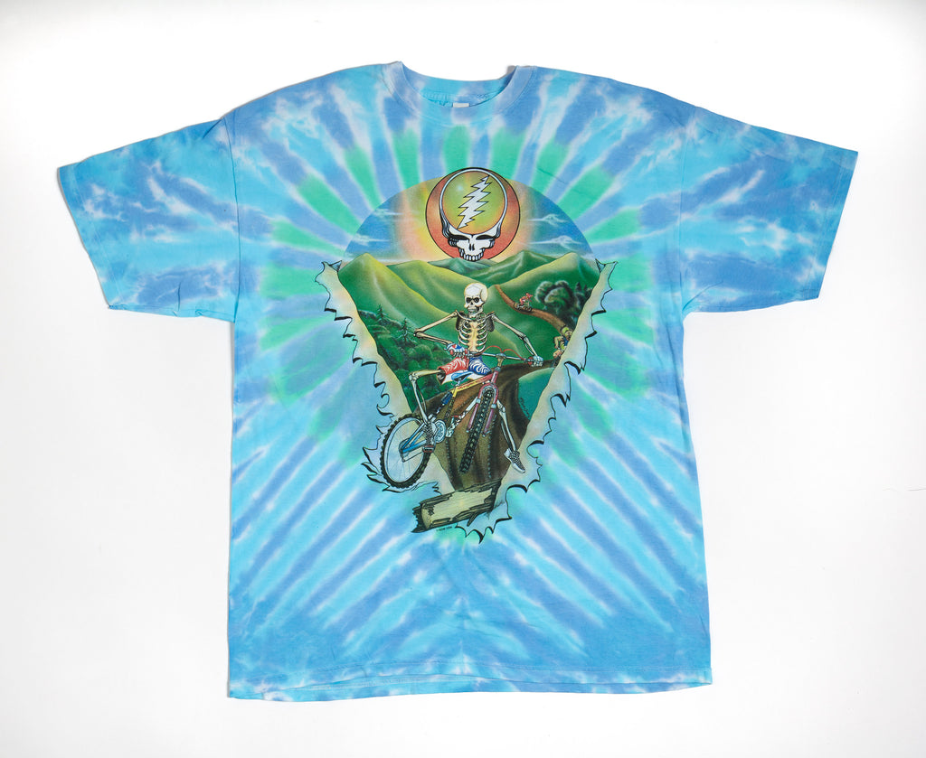 Grateful Dead Vermont Biker Tie Dye T-Shirt