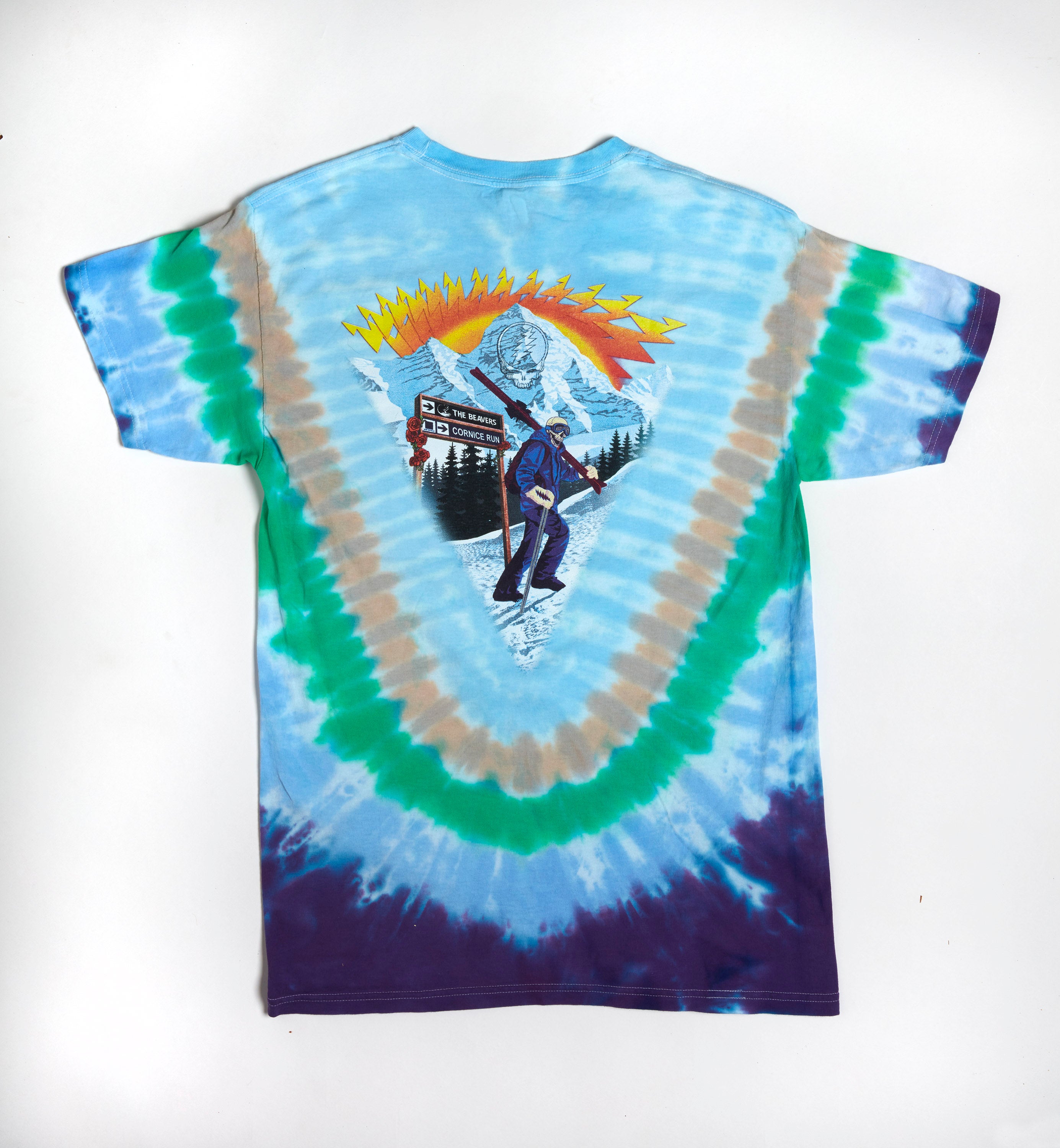Grateful Dead Wingman Skiing Tie Dye Shirt