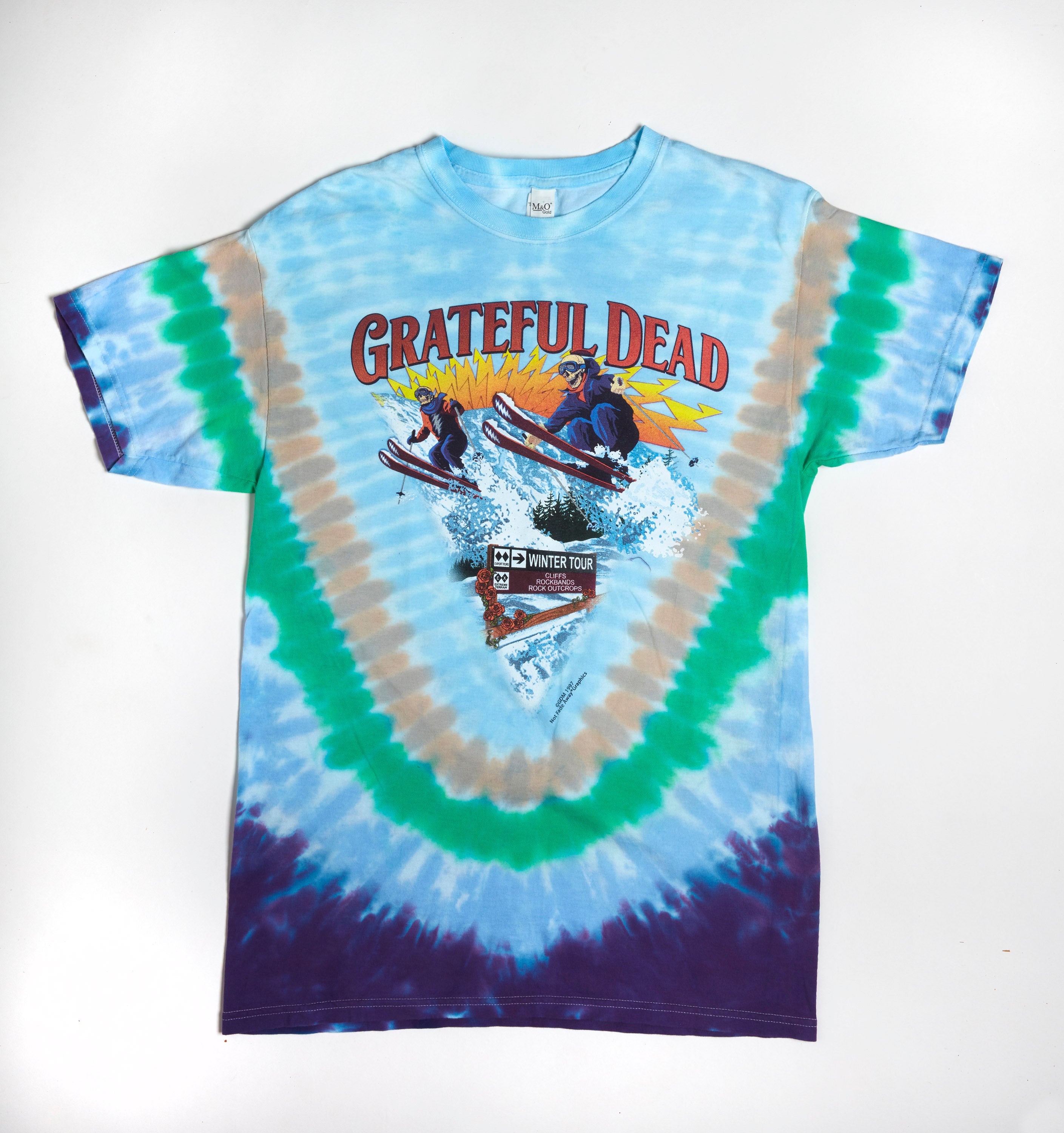 Grateful Dead Wingman Skiing Tie Dye Shirt