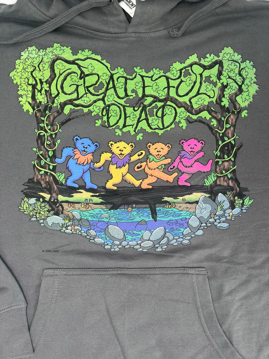 Grateful Dead Woodbears Dancing Bear Hooded Sweatshirt