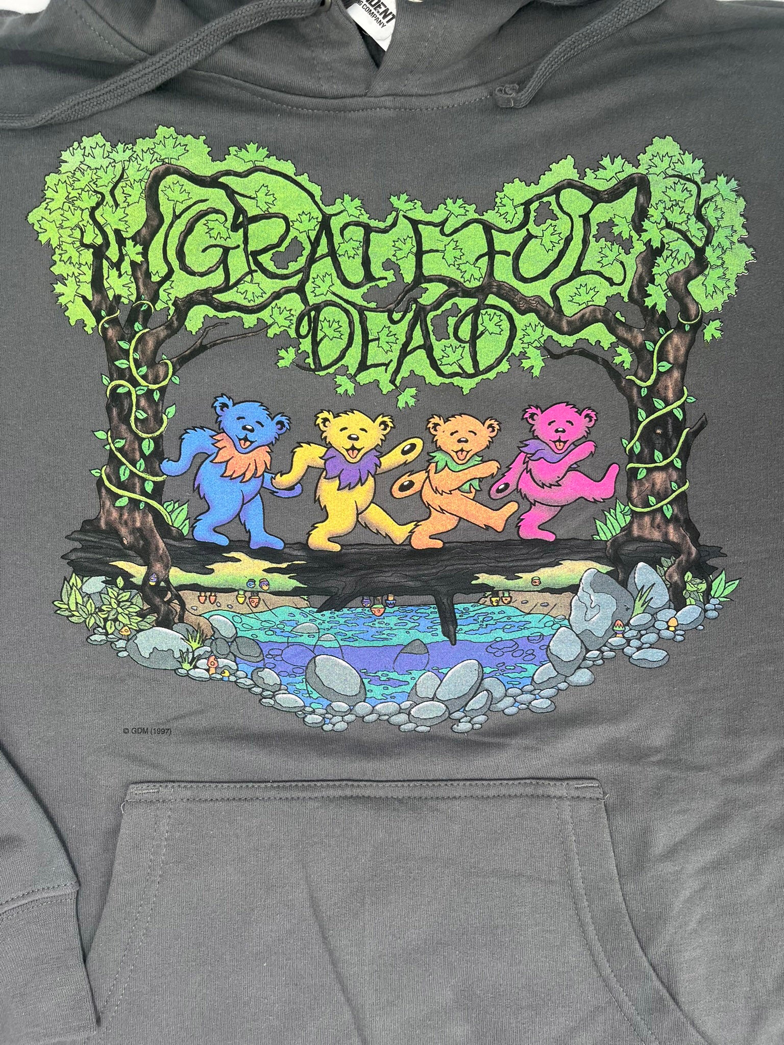 Grateful Dead Woodbears Dancing Bear Hooded Sweatshirt