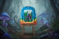 Alice in Wonderland Caterpillar Tie Dye Shirt