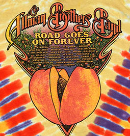 Allman Brothers Peach on Tour Tie Dye T-Shirt