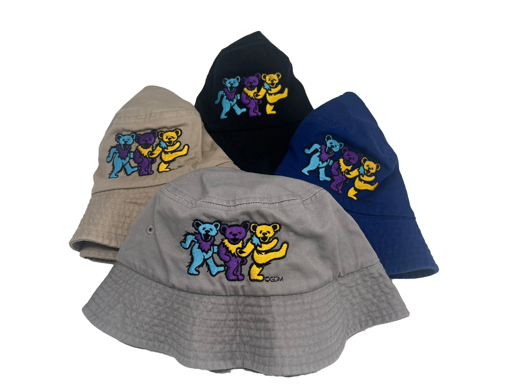 Grateful Dead Embroidered Dancing Bear Bucket Hat