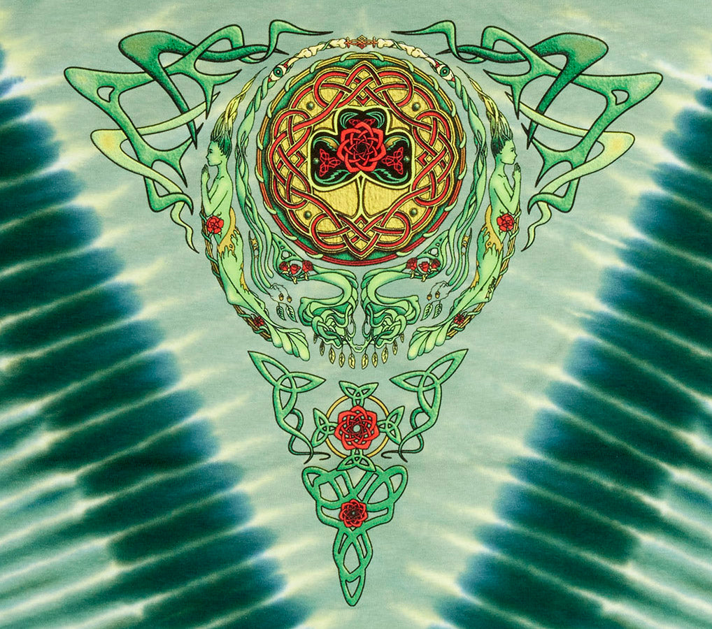 Grateful Dead Celtic Knot Steal Your Face Tie Dye T-Shirt