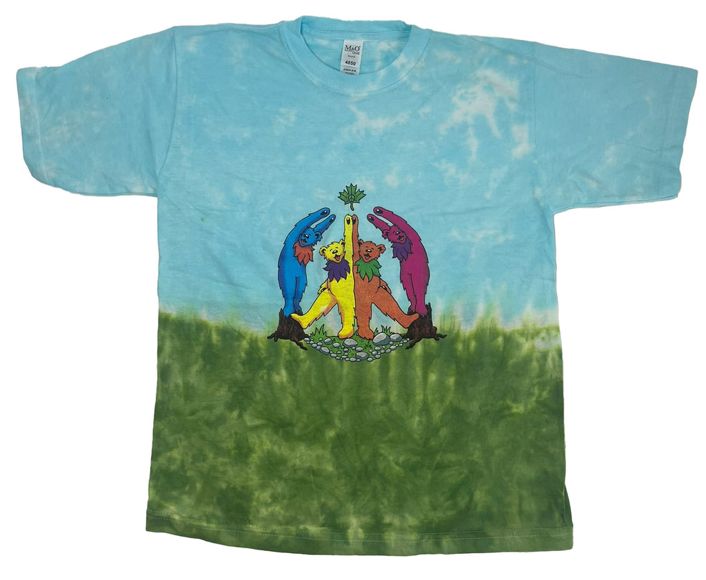 Grateful Dead Youth Daydream Bears Tie Dye Cotton Shirt