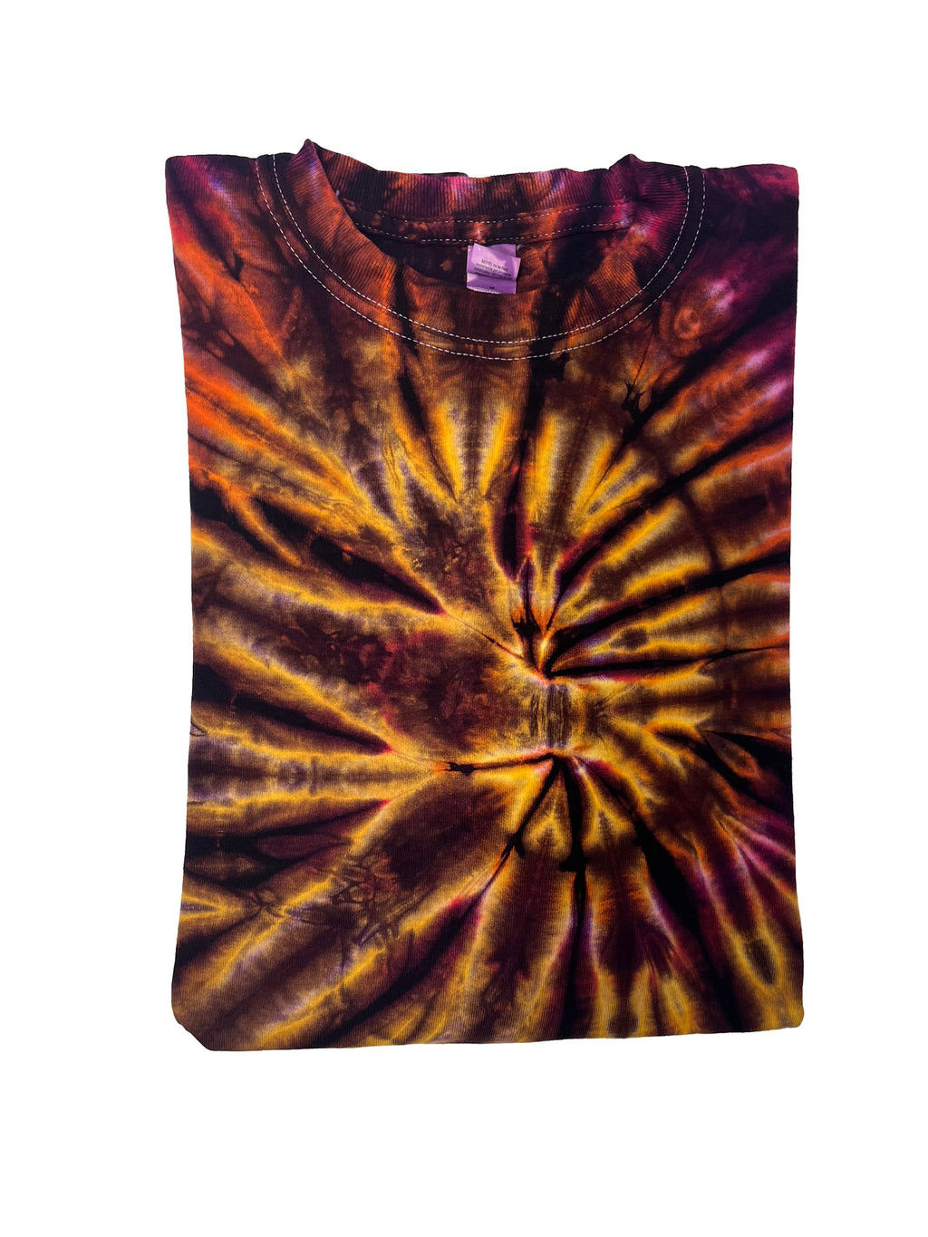 Electric Tie Dye Unisex Cotton Long Sleeve Shirt