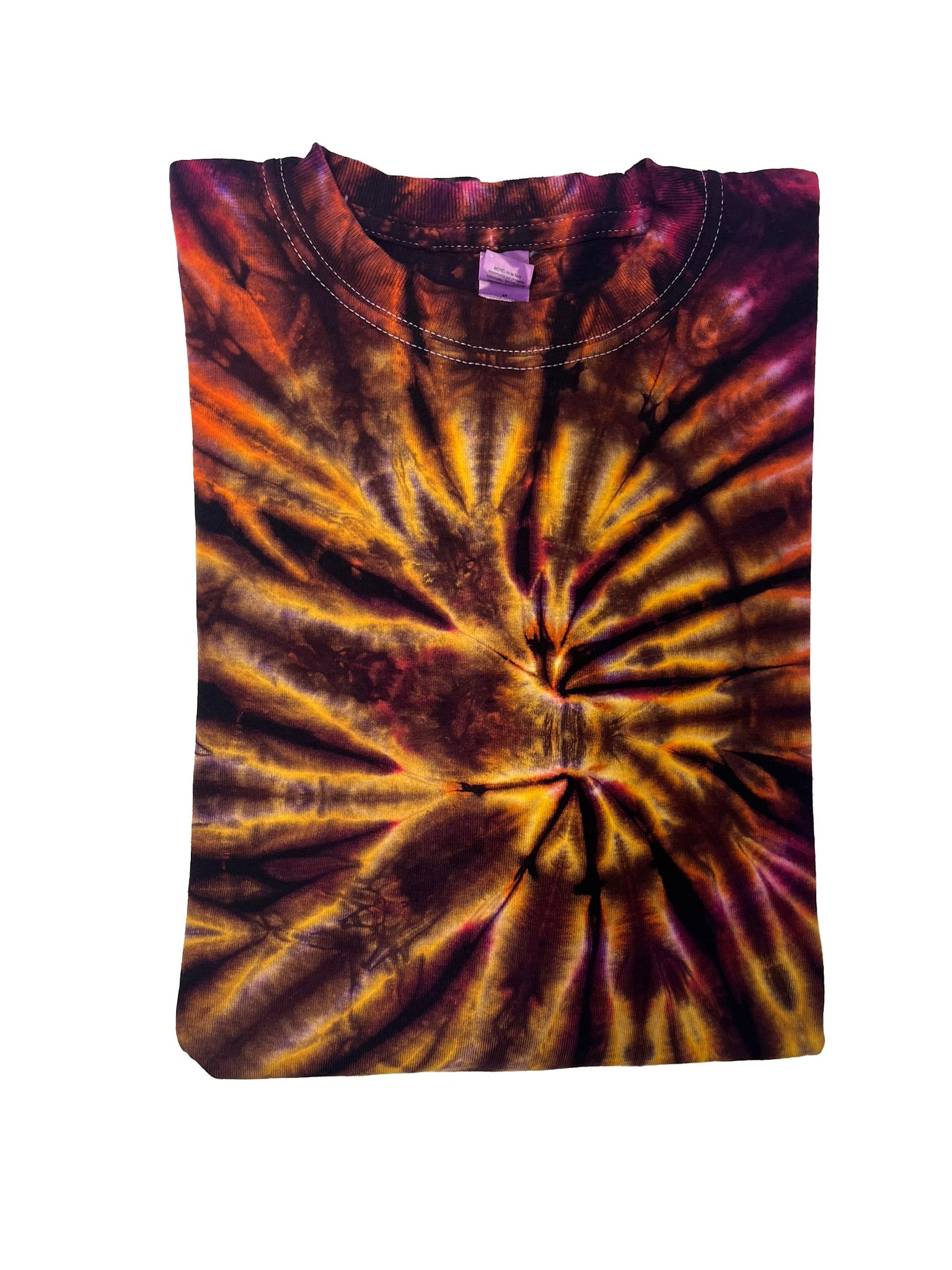 Electric Tie Dye Unisex Cotton Long Sleeve Shirt
