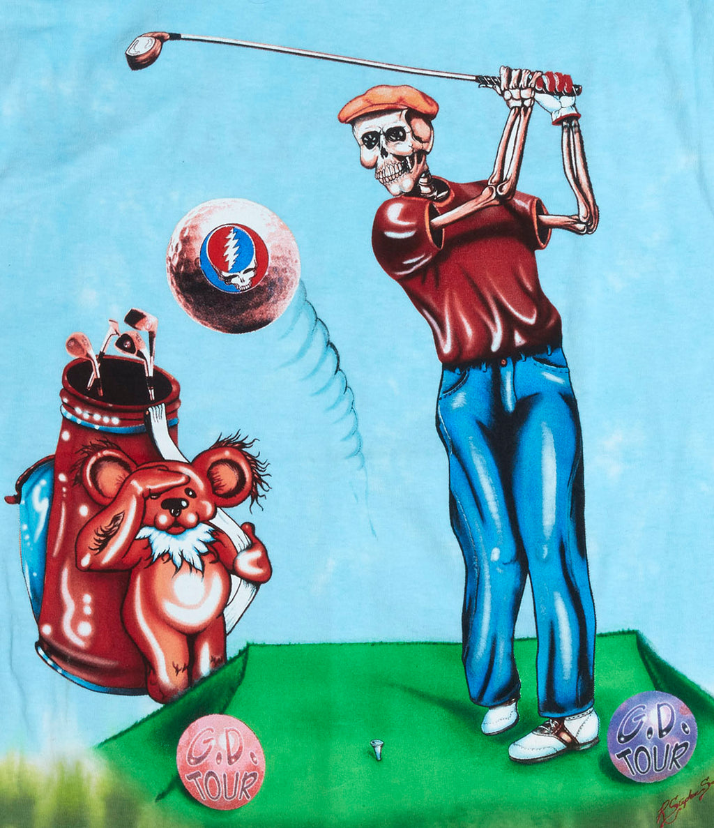 Grateful Dead Golfer Tie Dye T-Shirt