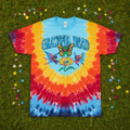 Grateful Dead Butterfly Bears Tie Dye T-Shirt - Full Flat Lay