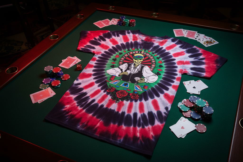 Grateful Dead Dealer Las Vegas Tie Dye T-Shirt