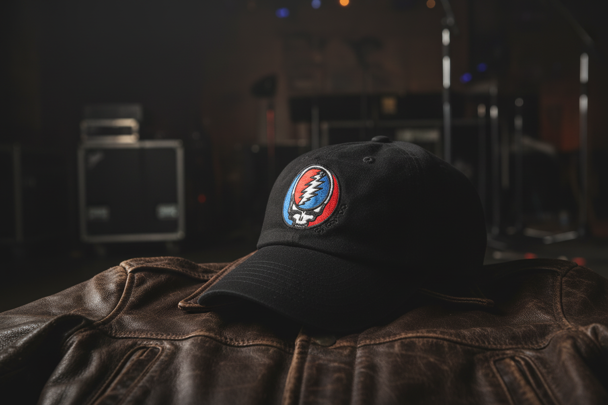 Grateful Dead Embroidered Steal Your Face Baseball Hat