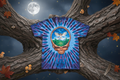 Grateful Dead Grateful Owl Tie Dye T-Shirt - Design View