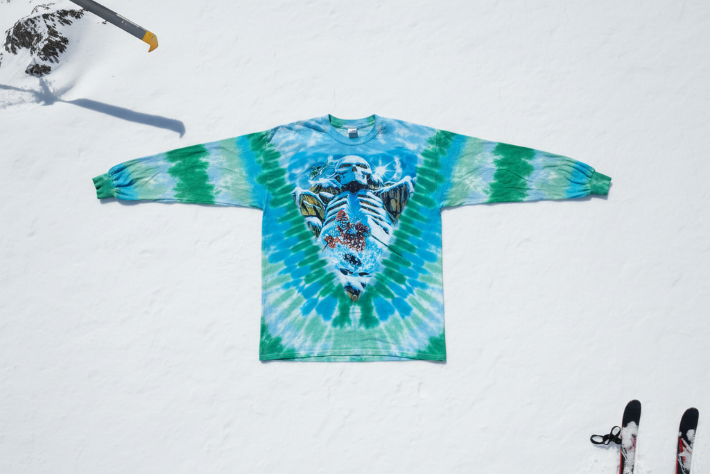 Grateful Dead Heliskier Long Sleeve Tie Dye Shirt - Clear View