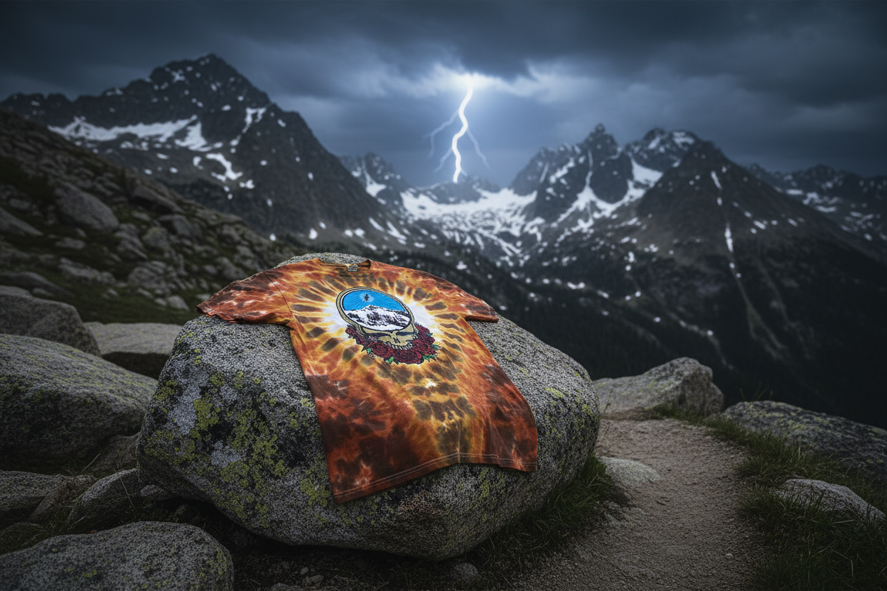 Grateful Dead Mountain Bolt Tie Dye T-Shirt