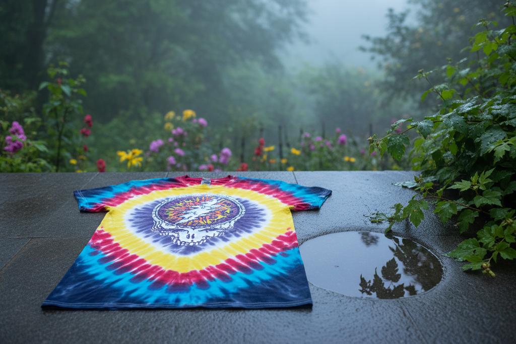 Grateful Dead Raindrops Tie Dye T-Shirt