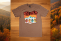 Grateful Dead Spend a Time on the Mountain Brown Shirt - Full View