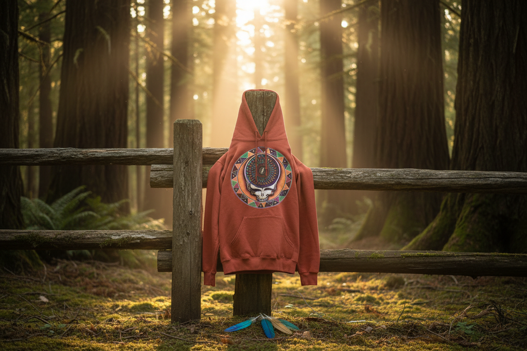 Grateful Dead Steal Your Feathers Hooded Sweatshirt