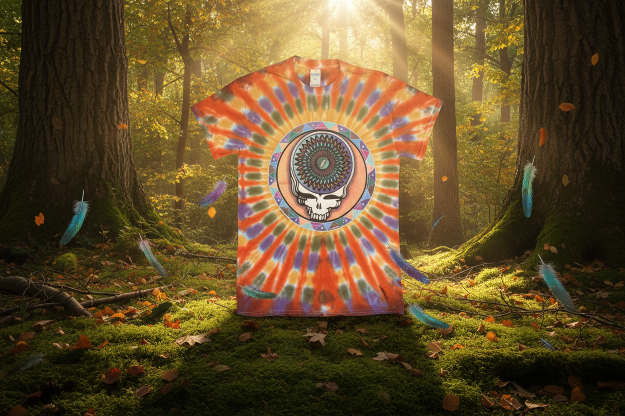 Grateful Dead Steal Your Feathers Tie Dye T-Shirt