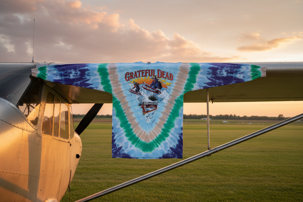 Grateful Dead Wingman Long Sleeve Tie Dye Shirt - Graphic Focus