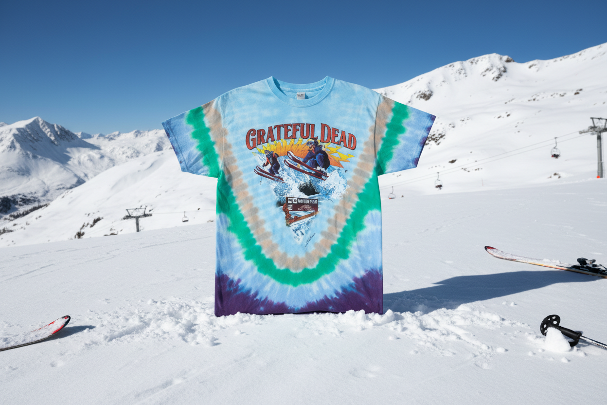 Grateful Dead Wingman Skiing Tie Dye Shirt - Better Angle