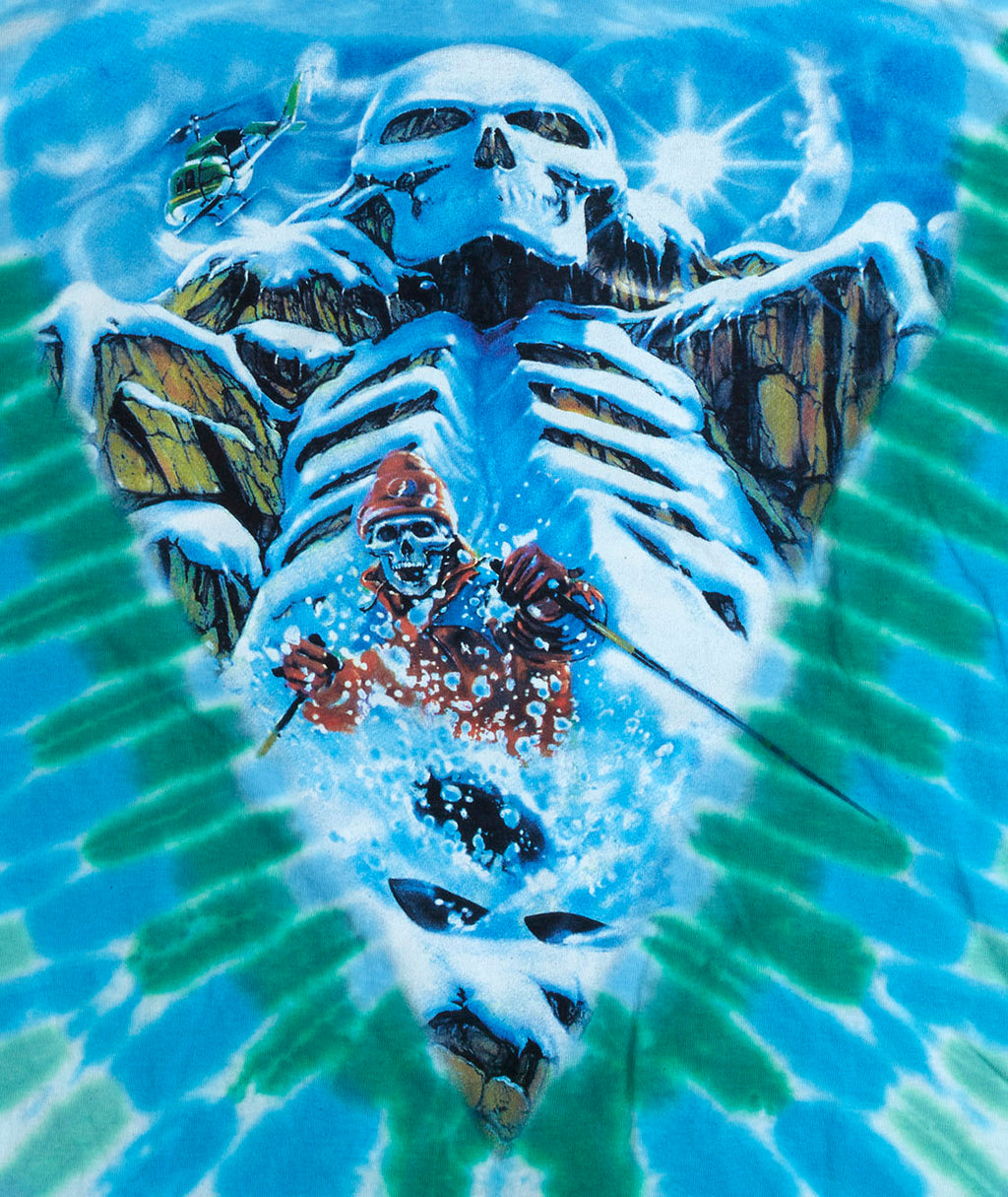 Grateful Dead Heliskier Skiing Tie Dye Shirt