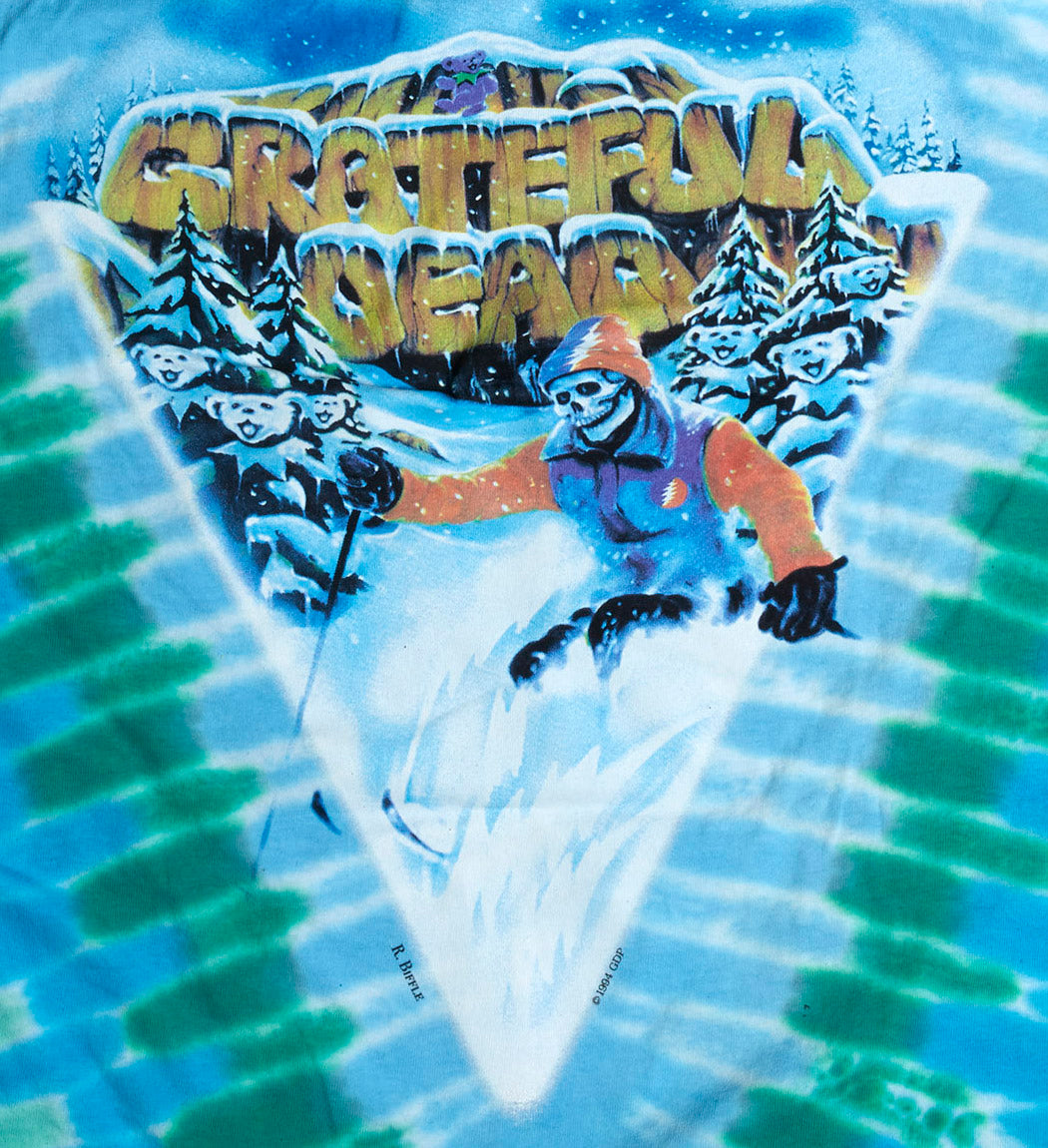 Grateful Dead Heliskier Long Sleeve Tie Dye Shirt