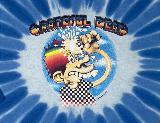 Grateful Dead Youth Ice Cream Kid Tie Dye Long Sleeve Shirt