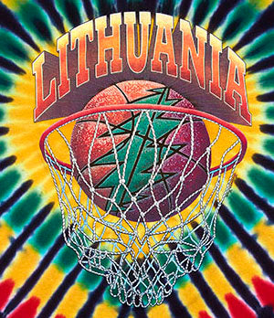 Grateful Dead Lithuania Net Tie Dye T-Shirt