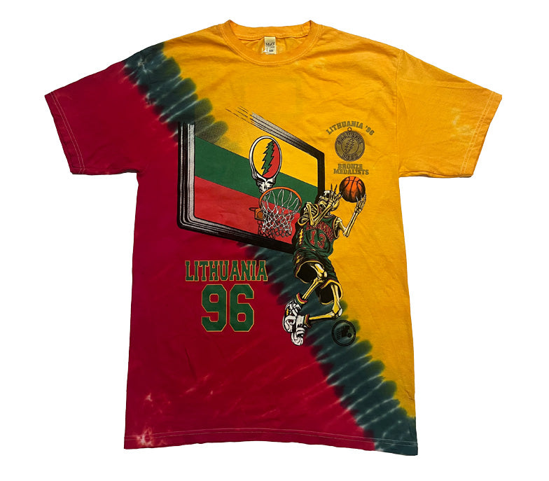 Grateful Dead Lithuanian Score Tie Dye T-Shirt