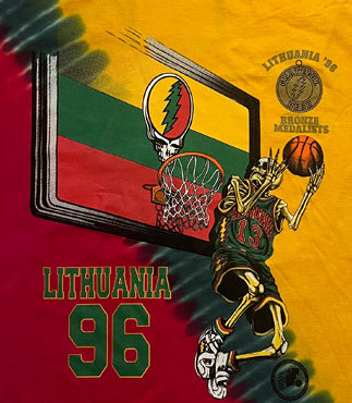 Grateful Dead Lithuanian Score Tie Dye T-Shirt