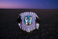 Long Sleeve Pink Floyd Division Bell Tie Dye Shirt - Front View