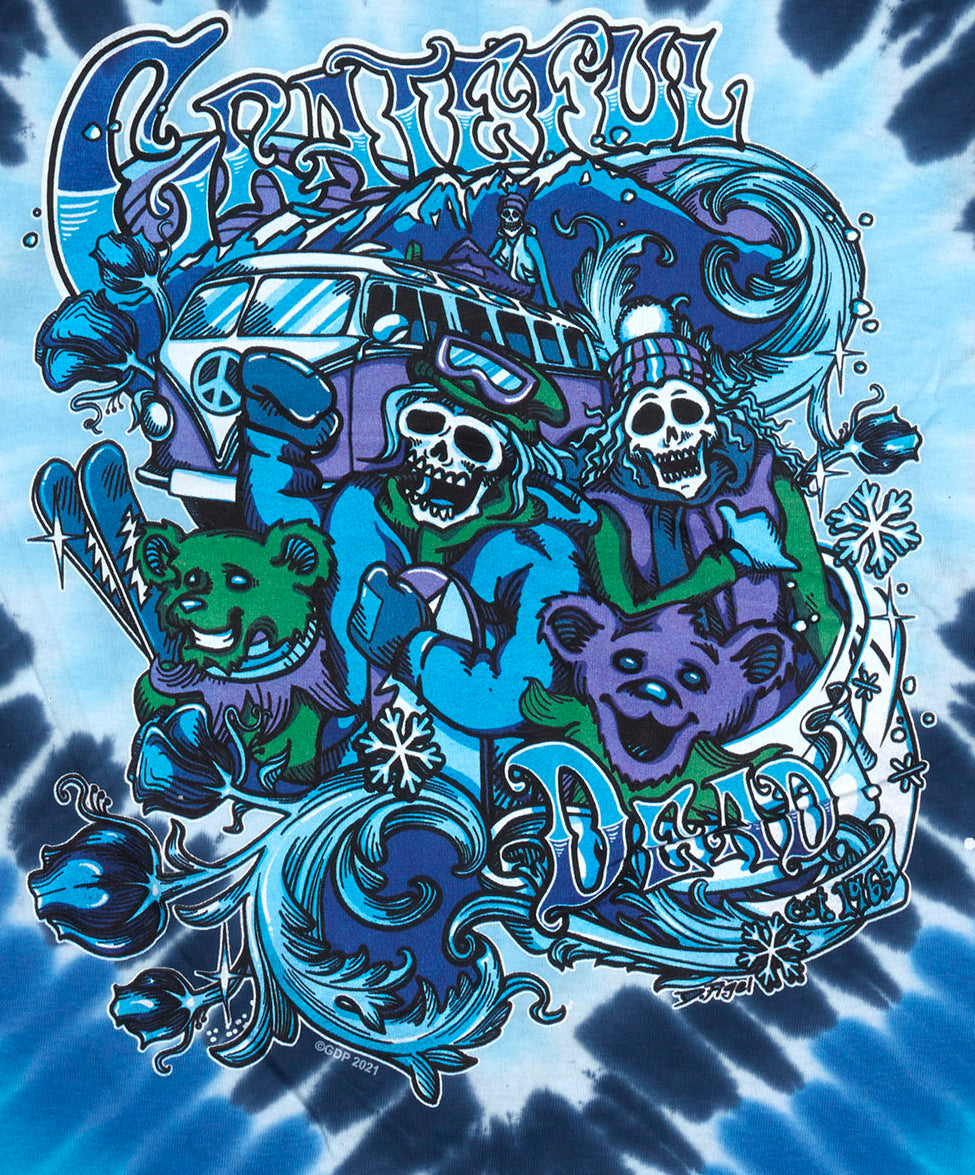 Grateful Dead Mountain Madness Long Sleeve Tie Dye Shirt