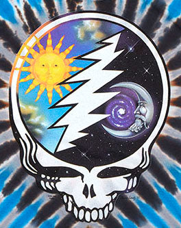 Grateful Dead Night & Day Steal Your Face Tie Dye T-Shirt