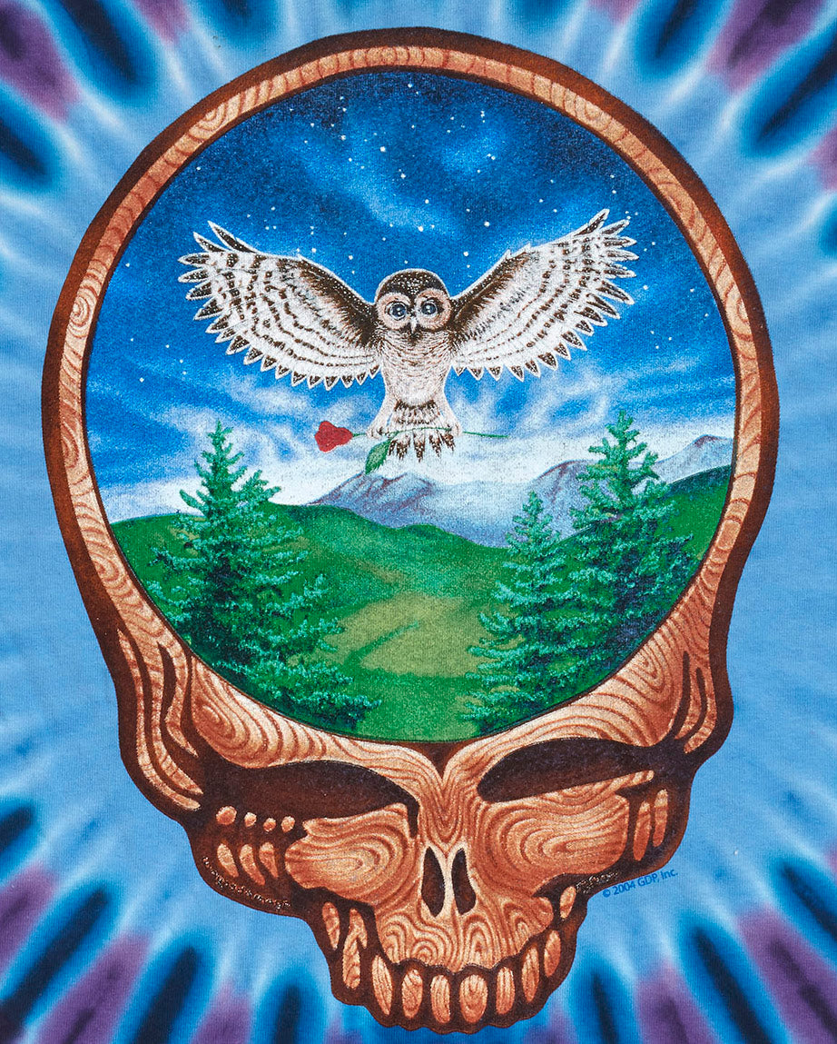 Grateful Dead Grateful Owl Tie Dye T-Shirt