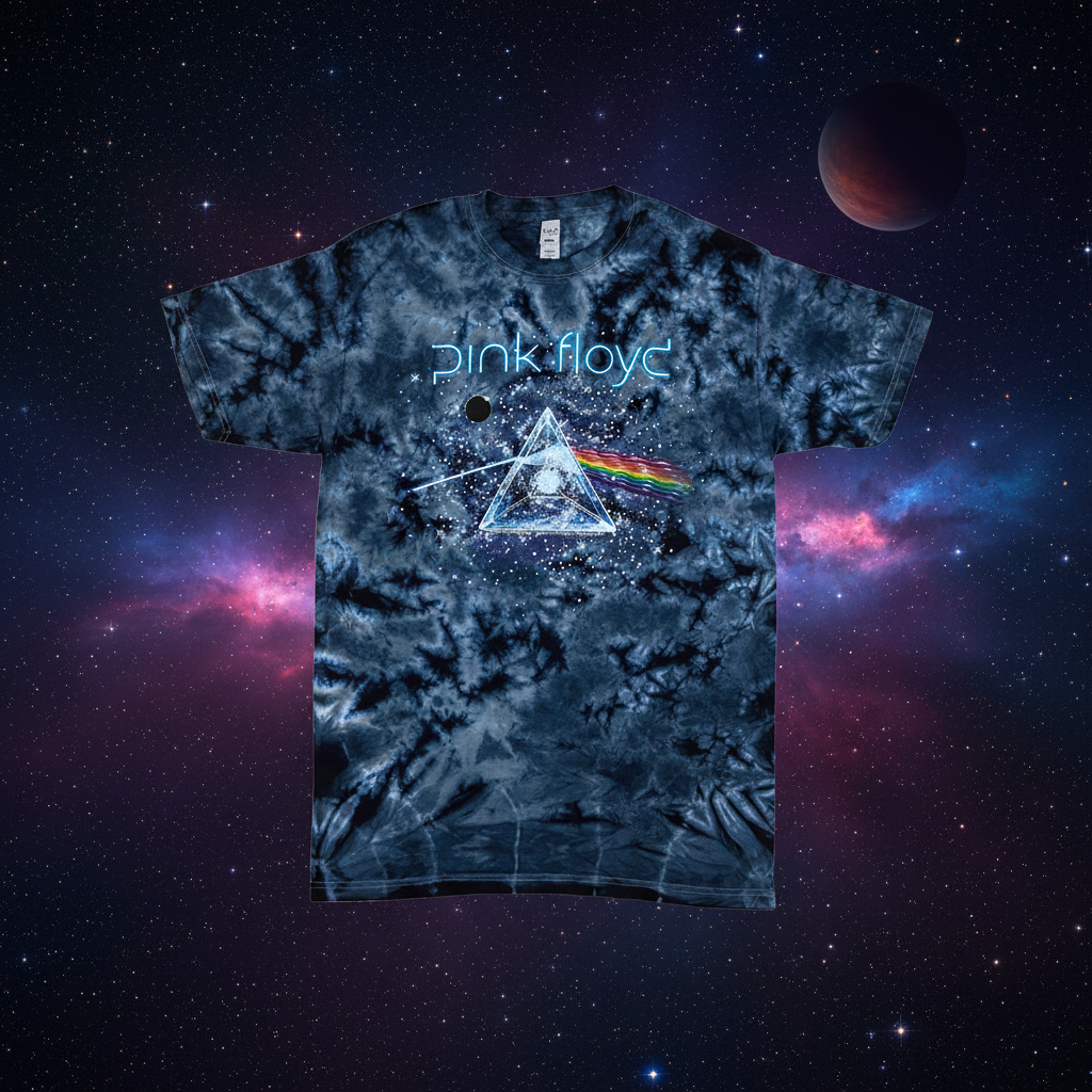 Pink Floyd Spacey Division Bell Tie Dye Shirt